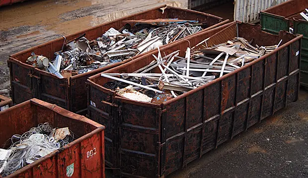 scrap metal containers